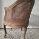 Fauteuil de Bureau Louis XV canné XIXeme