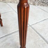 Wooden healing fluted footed