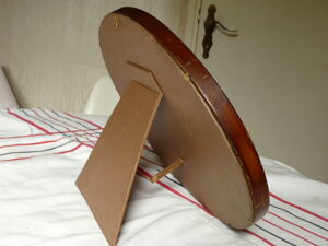 Cadre ovale art déco - poser