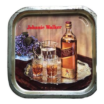 Vintage Johnnie Walker advertising tray.