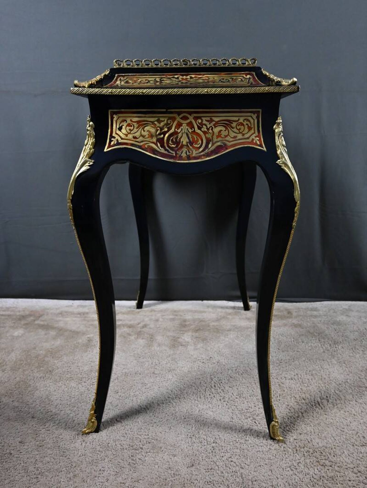 Boulle Marquetry Jardinière, Napoleon III period – Mid 19th century