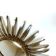 Vintage brass sunburst mirror, 1970s