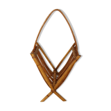 Rattan magazine holders