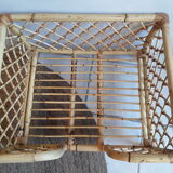 Panier à chien en rotin