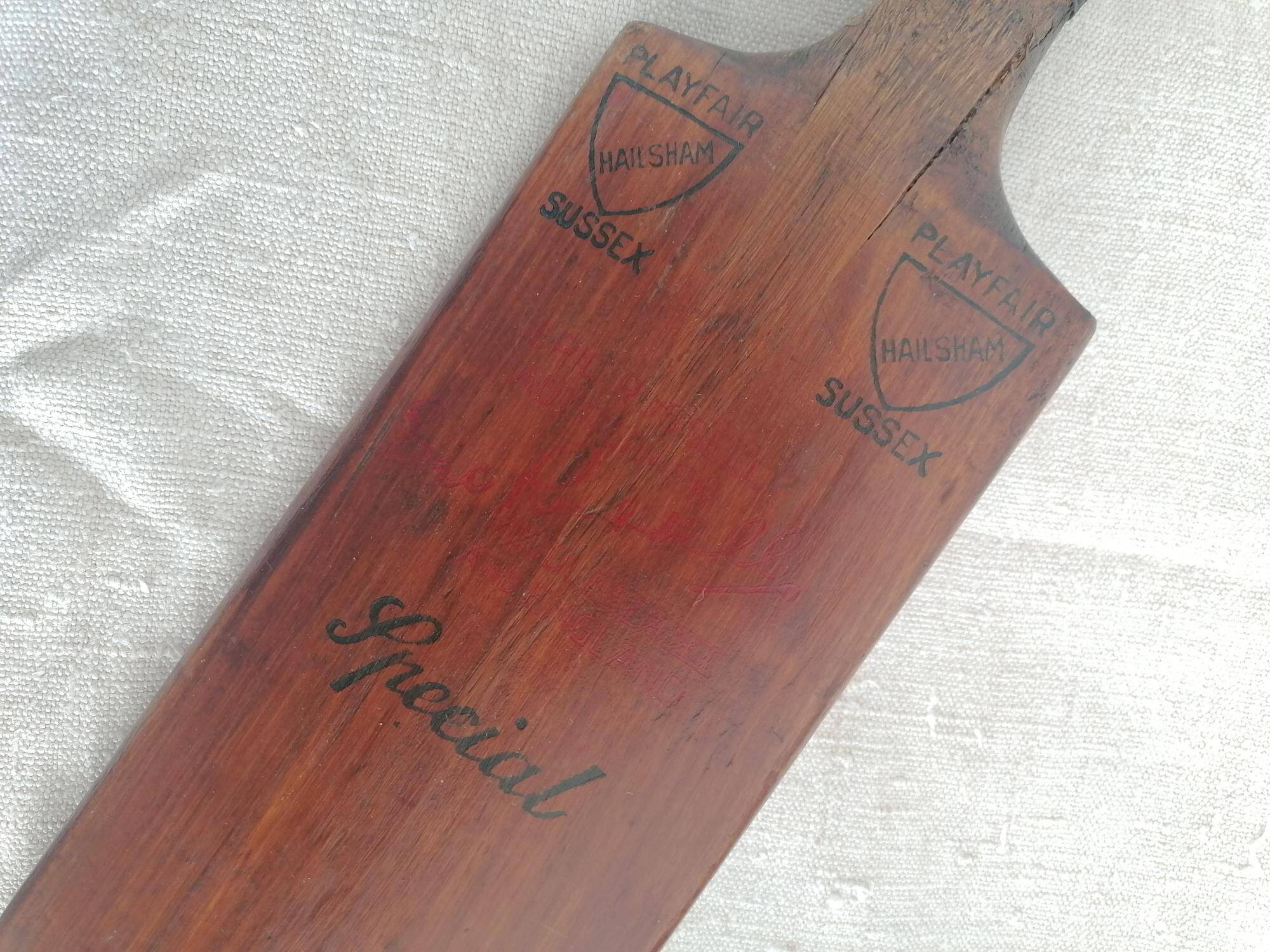 Old english cricket bat