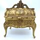 Metal jewelry box. Art Nouveau.