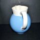 Pitcher vintage in earthenware from Villeroy & Boch Orléans blue decor 1950