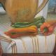 Still life in oil on panel signed J Gautier