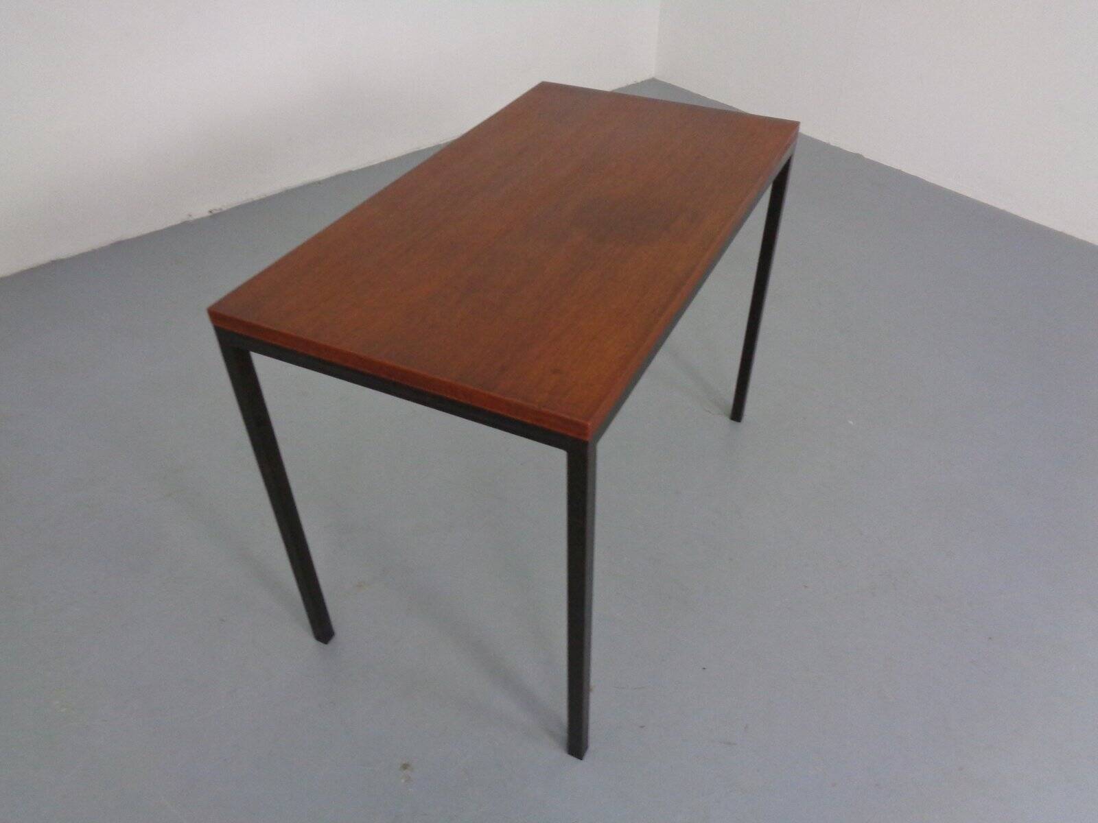Vintage Teak and Steel Desk, Denmark, 1960s