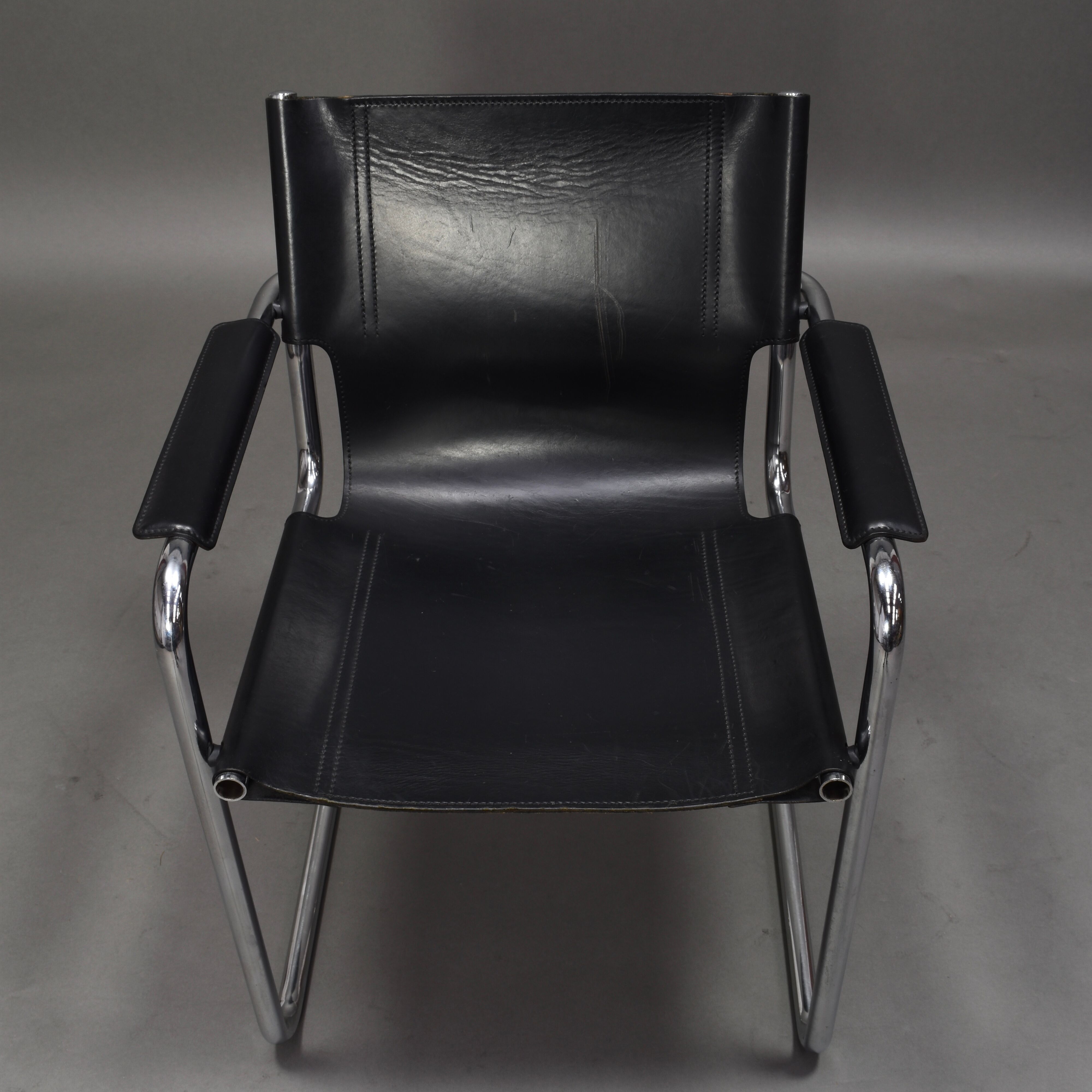 Tubular Bauhaus MG5 Chair by Mart Stam for Matteo Grassi, Italy, 1970s