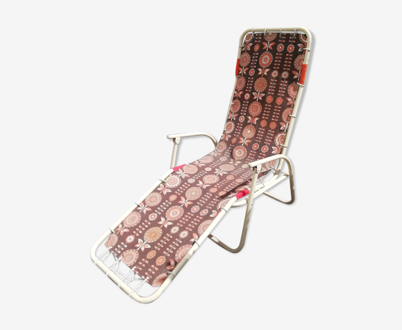 Transat chaise longue vintage 1970