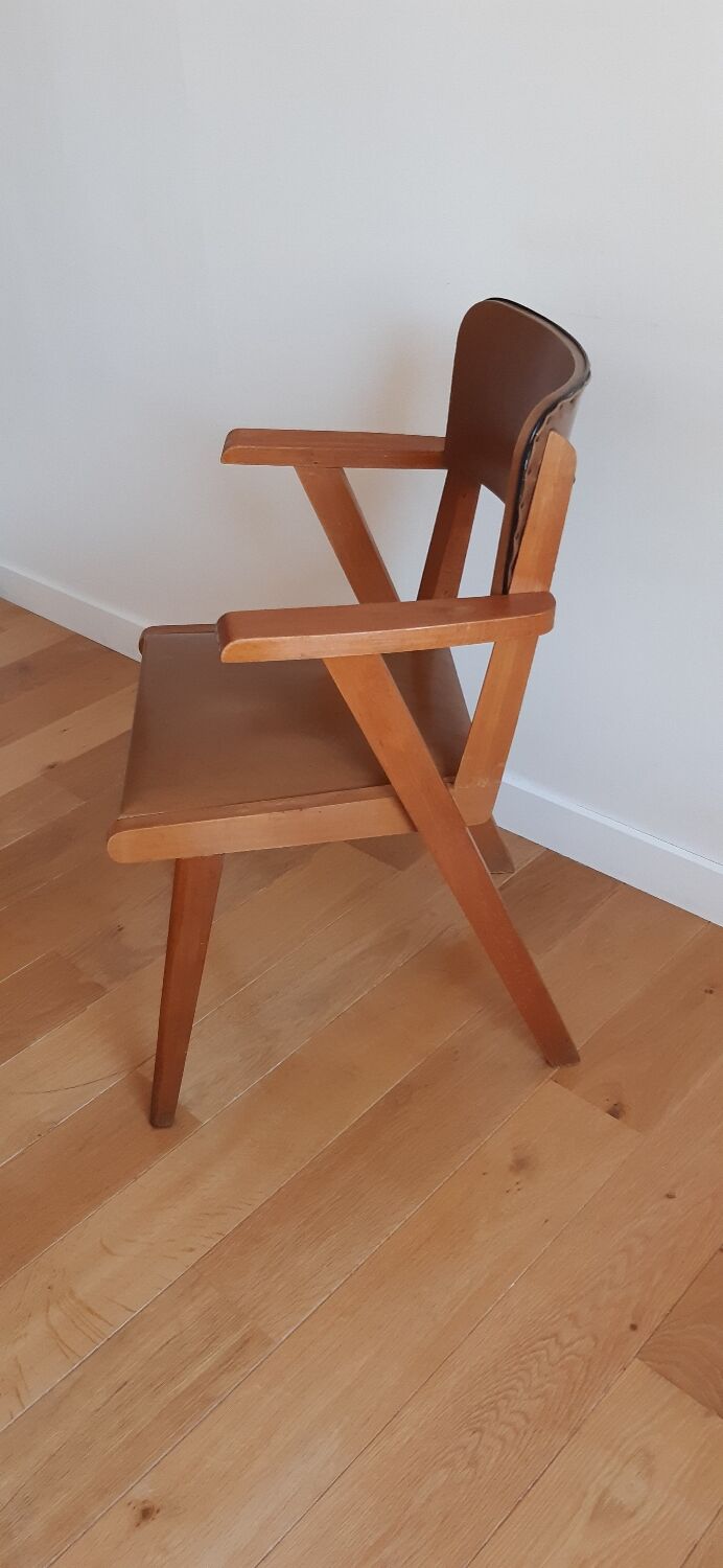 Vintage bridge armchair