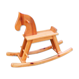 Pine rocking horse