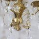 Sconces In Gilded Bronze And Crystal, 1980s, Set Of 2