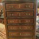 Weekly cabinet in rosewood from Rio and India and blackened pear Napoleon III