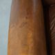 English style sheepskin wing chair
