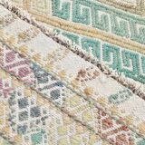 3x9 Soft Pastel Kilim Runner Rug, 81x286Cm