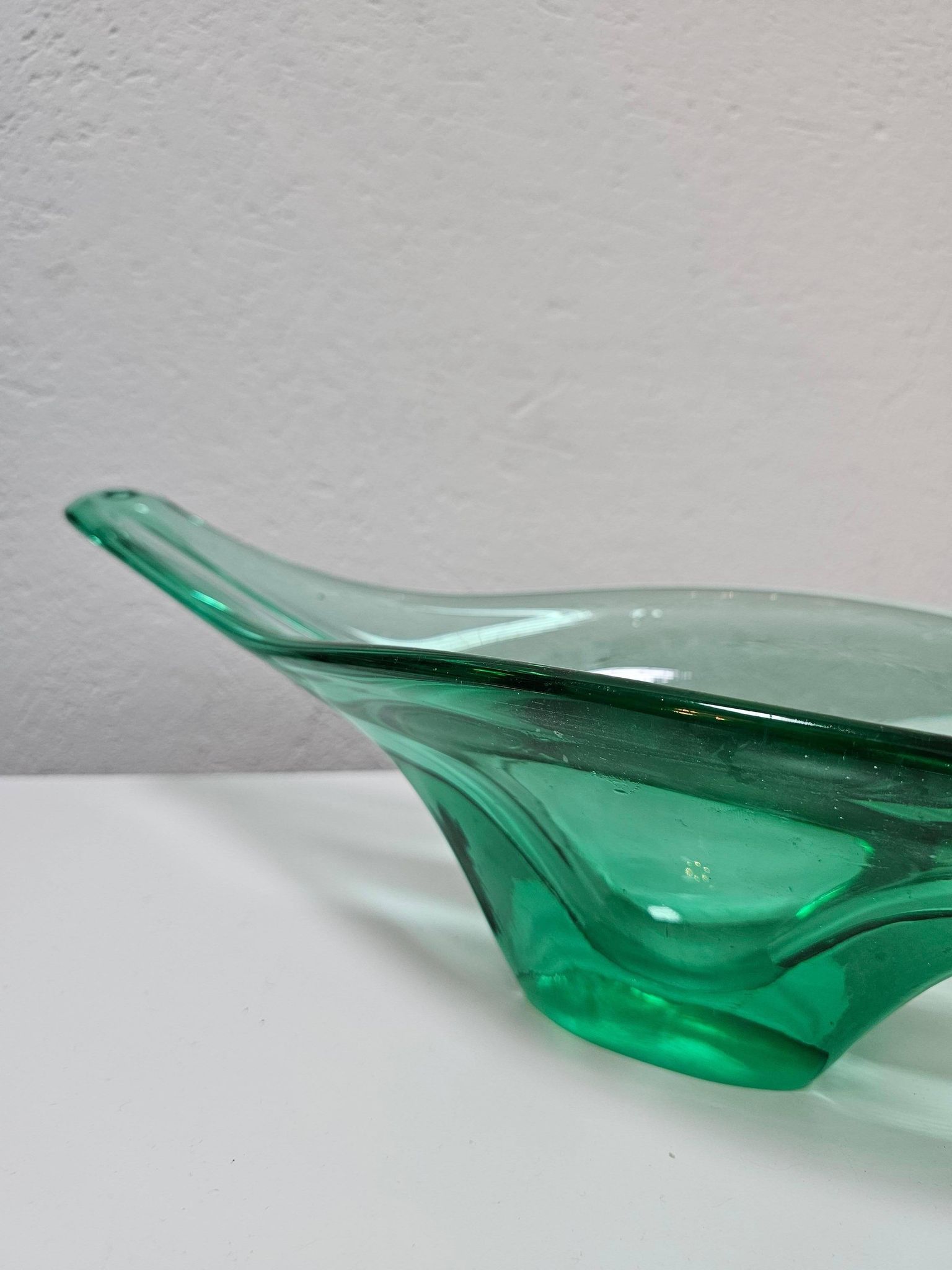 XXL Murano glass bowl in the shape of a gondola, 1960s