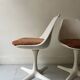 Set de 3 chaises tulipe par Maurice Burke pour Arkana, design 1970