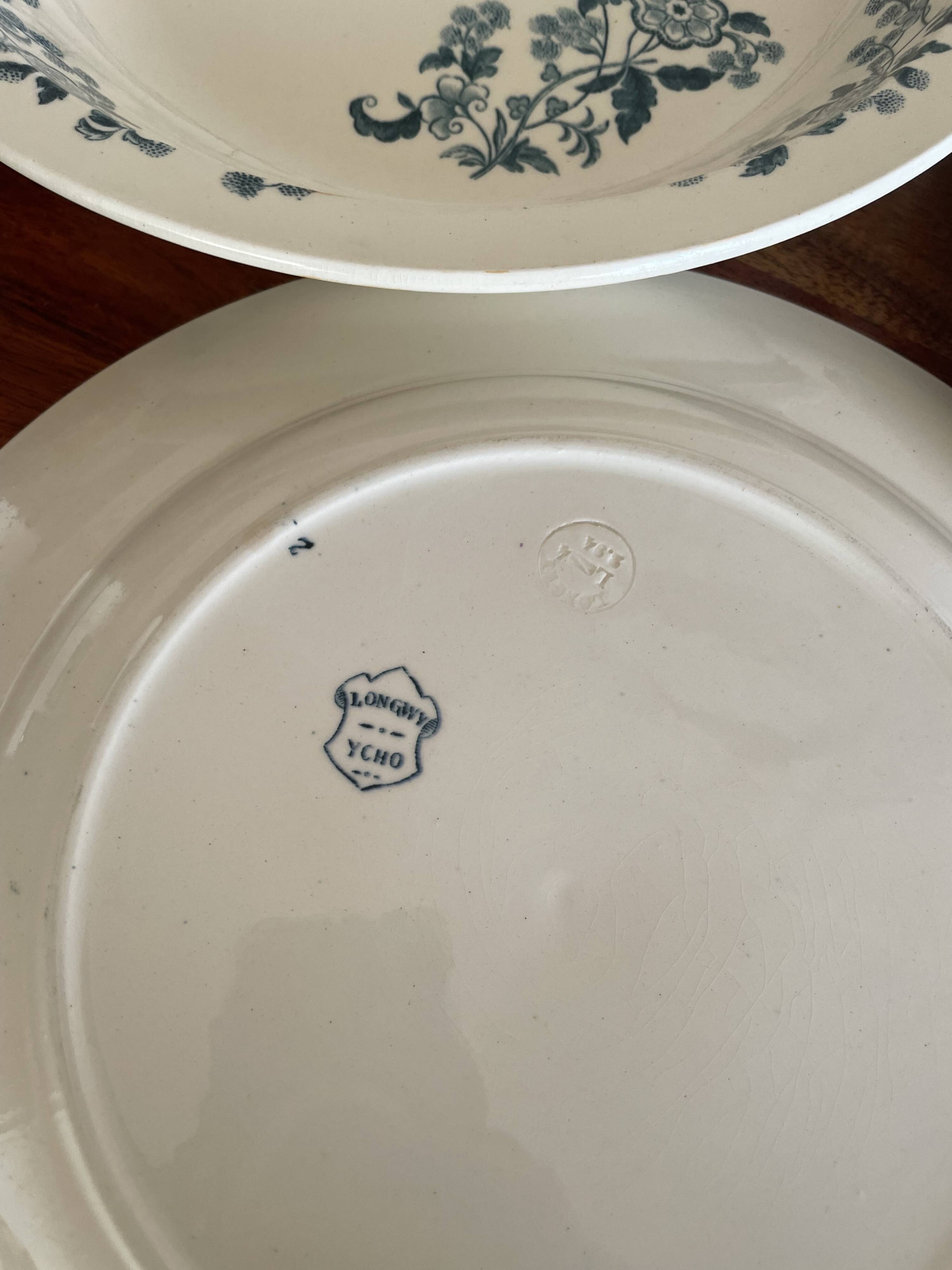 3 dishes Longwy Ycho