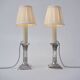 Paire antique de lampes de table en argent corinthien, William Hutton, années 1900, Royaume-Uni
