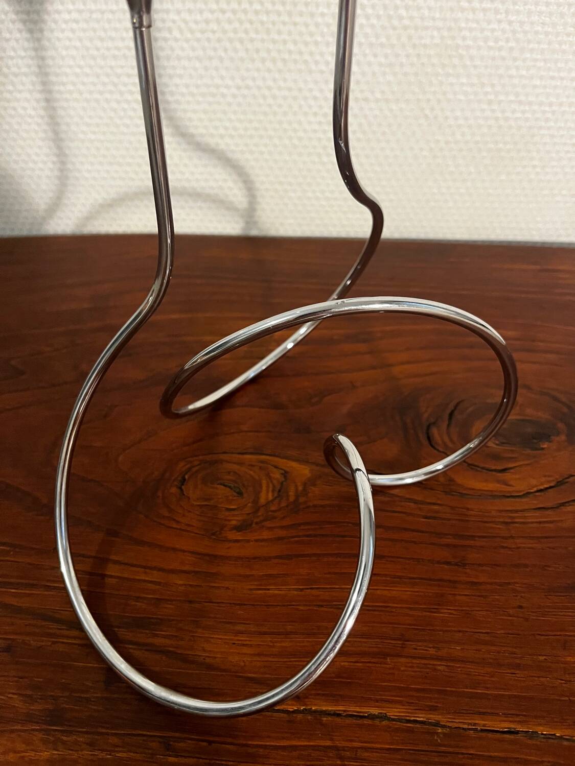 Black Blum double design metal candle holder