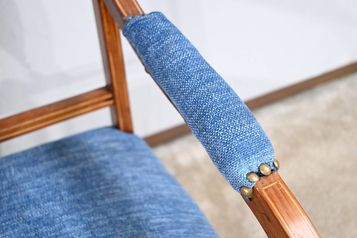 Small Rosewood Armchair, Restoration Period – Early 19th Century