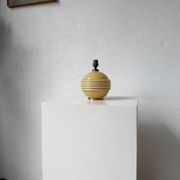 Lampe de table opaline Art Déco tchécoslovaquie