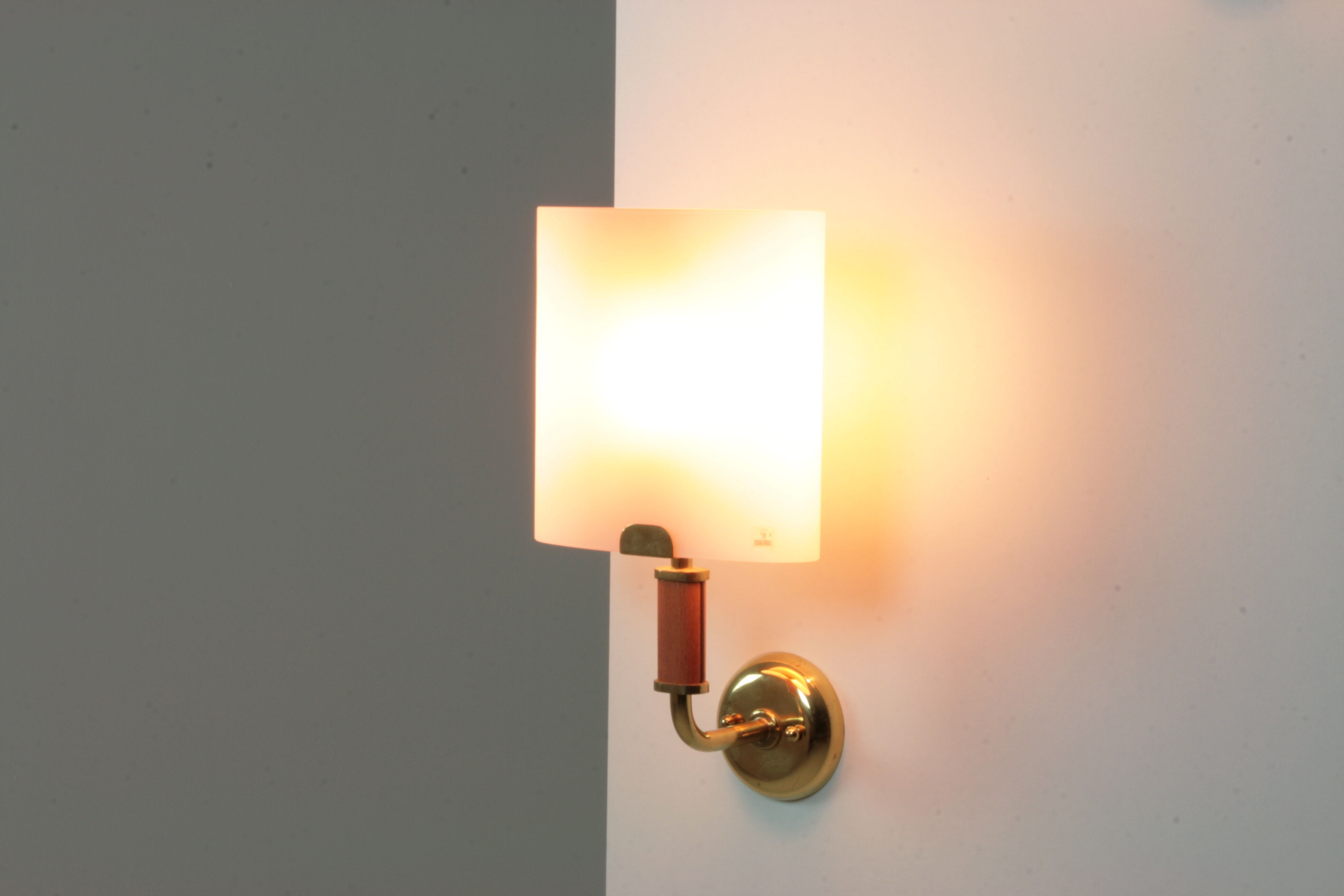 Pair of wall lamps Murano Vetri, Italy 1960s