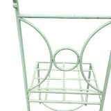 Set of 5 wrought iron garden furniture chairs