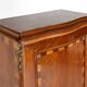 Antique wooden cabinet with inlay and bronze decorations, France ca. 1860