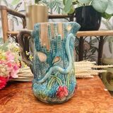 Vintage slip pitcher vase
