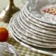 9 dessert plates and 1 barbotine dish from Sarreguemines