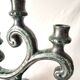 Pair of large vintage candelabra in ceramic by Sars potteries Maine