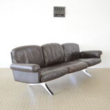 De Sede ds31 brown 3 seater leather sofa