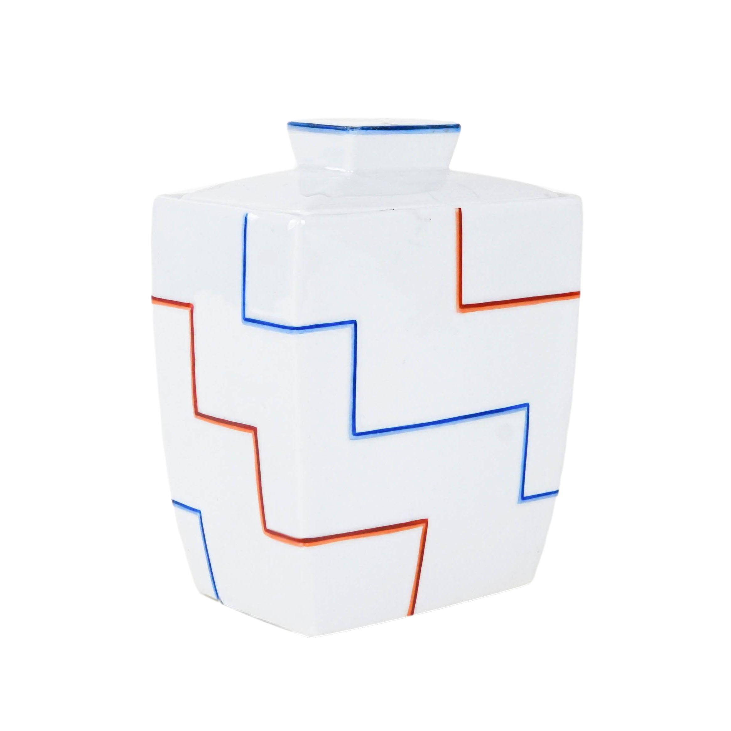 Vase en céramique, design moderniste, années 1970, fabriqué en Italie