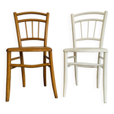Paire de chaises cannées dépareillées