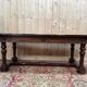 Louis XVI solid walnut dining table