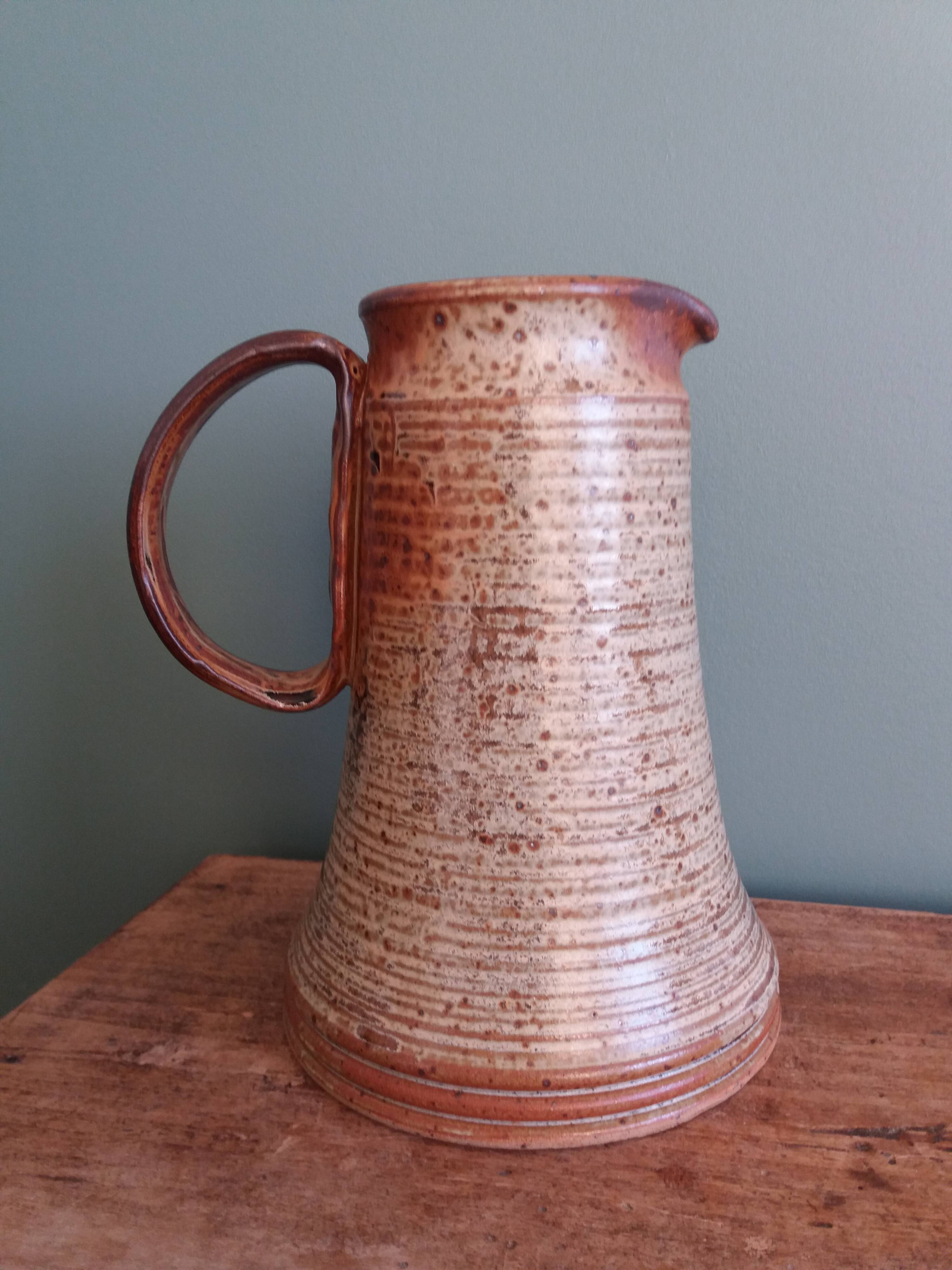 Tasses mugs en grès de Puisaye pyrité, Jean-Pierre Prud’homme