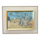 Ove Olson ( 1903-1975 ), Swedish Modern Painting, 1974, Oil on Canvas, Framed.