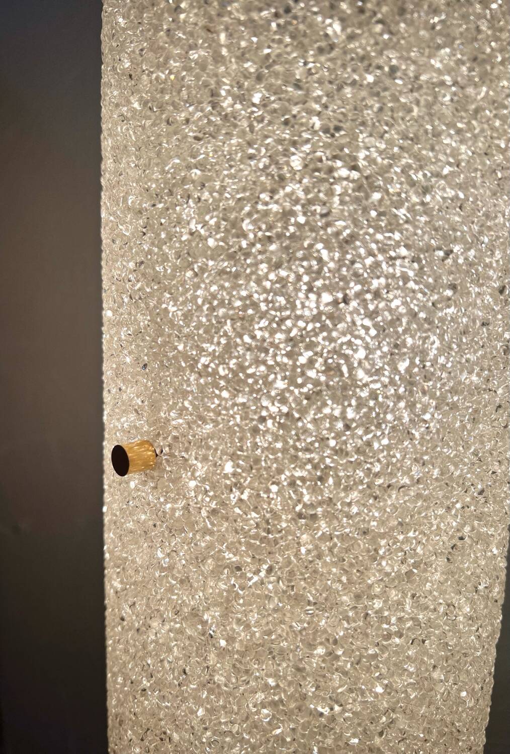 Vintage 1970s granite cylindrical suspension