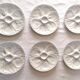 6 oyster plates in pillivuyt white porcelain