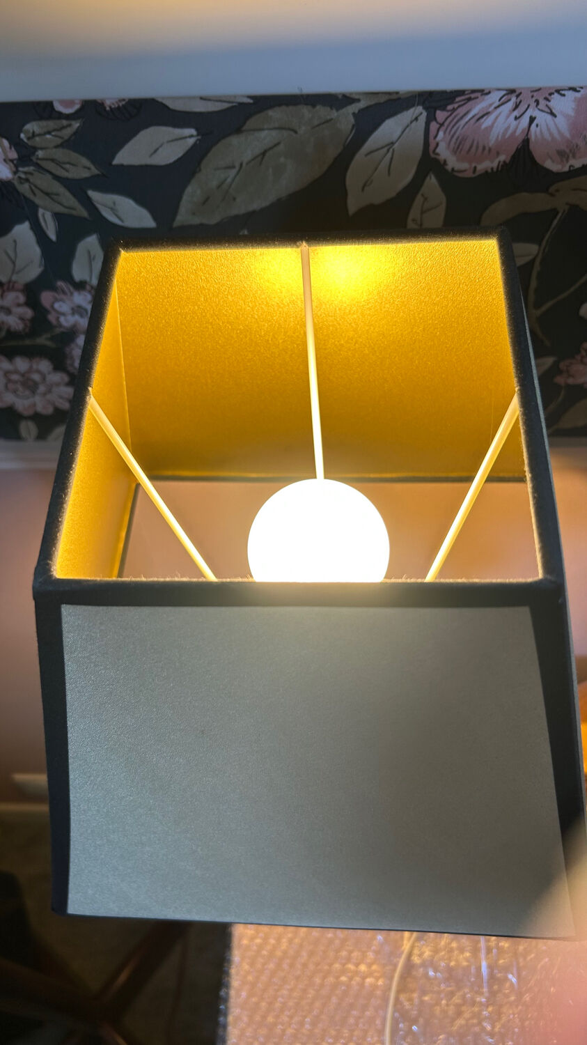 Marble and brass lamp 1960