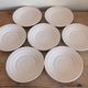 Set of 7 powder pink coffee cups Céranord Saint Amand