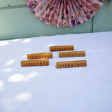 5 doors art deco mustard knives