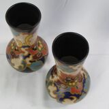 Pair of Régina Rosario vases, Gouda Holland