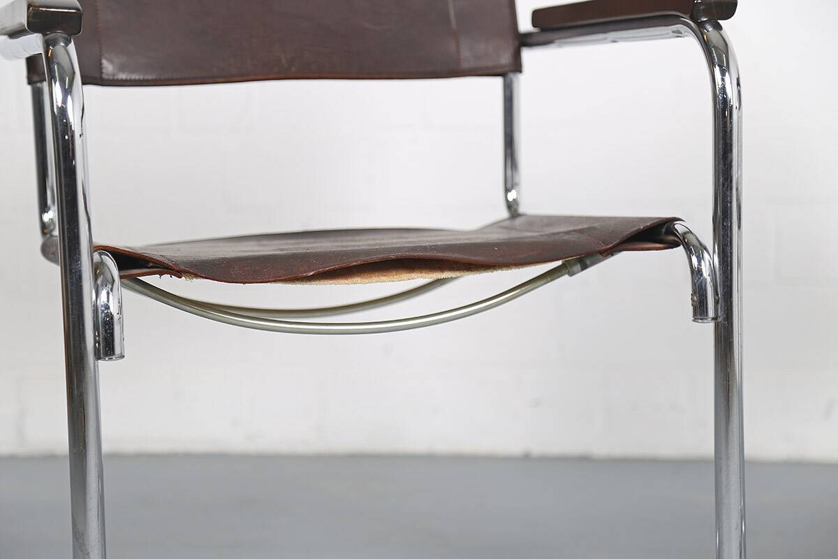 Set of 2: Thonet S34 Mart Stam Bauhaus Vintage Cantilever Chairs