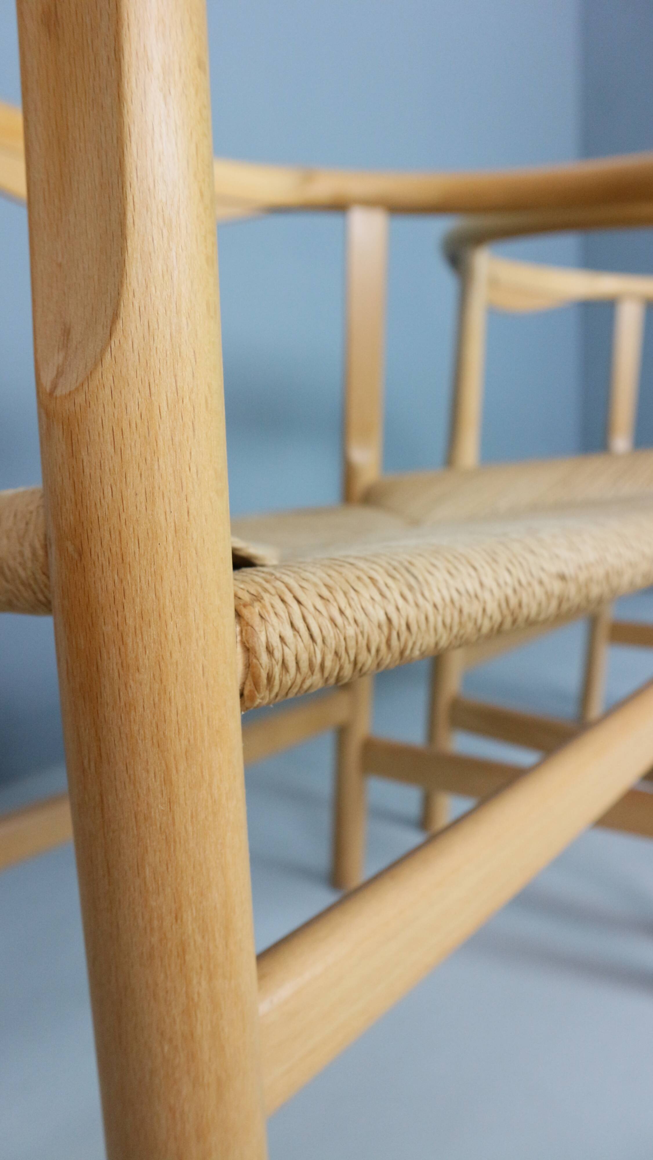 Set of four vintage First Chair PP201 by Hans J Wegner for Pp Furniture, De