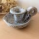 Ceramic candle holder signed Jean Austruy