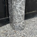 Louis XVI fireplace in gray marble Saint Anne, eighteenth century